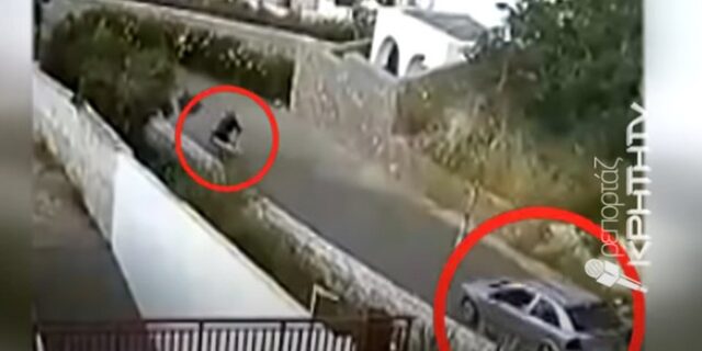 Βίντεο ντοκουμέντο από τροχαίο στη Χερσόνησο – 24χρονος εκσφενδονίζεται στον αέρα
