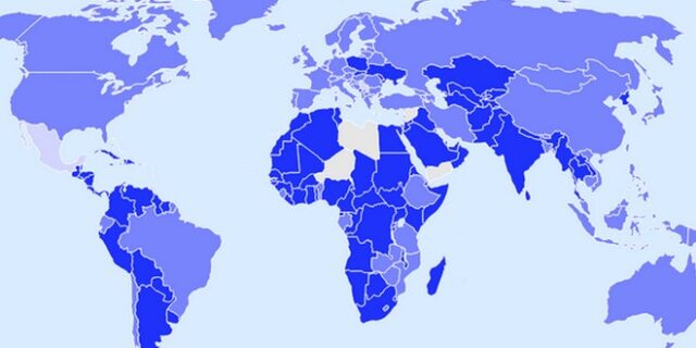 Κορονοϊός: Ο χάρτης που δείχνει σε ποιες χώρες επιτρέπεται να ταξιδέψεις