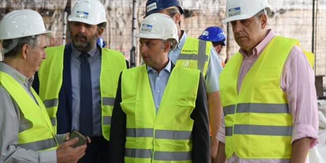 Στις σήραγγες και στα εργοτάξια του Μετρό Θεσσαλονίκης ο Γ.Γ. Υποδομών, Γ. Καραγιάννης