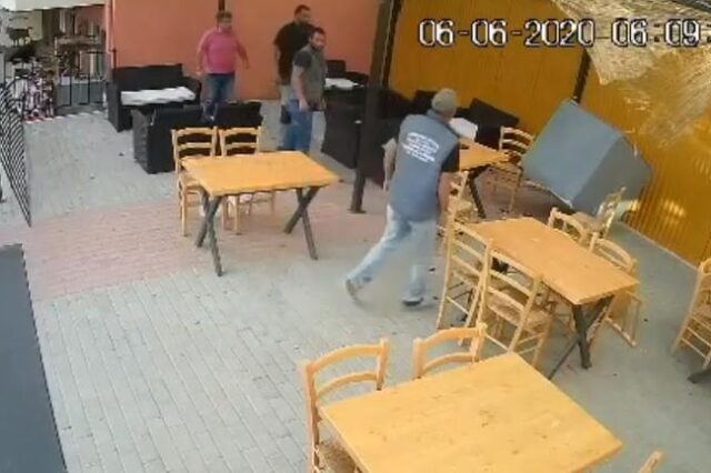 Κρήτη: Ντεπόζιτο πέρασε ξυστά από θαμώνες καφενείου