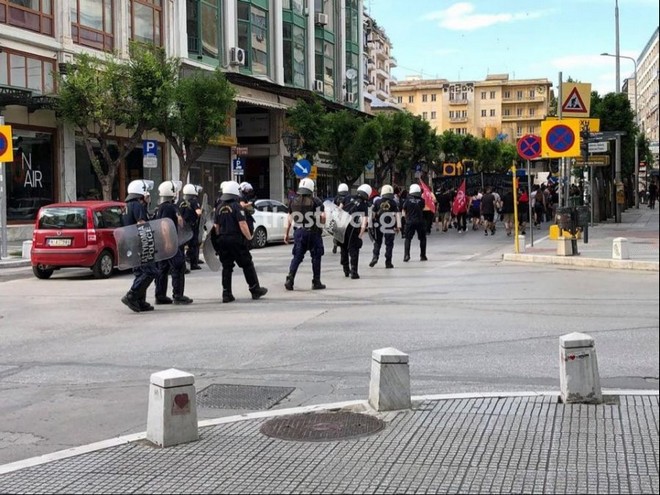 Θεσσαλονίκη: Αντιρατσιστική πορεία στο κέντρο της πόλης
