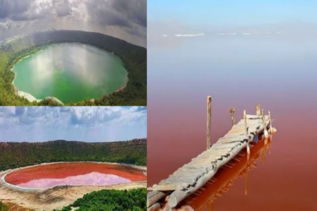 Λίμνη 50.000 ετών στην Ινδία έγινε ροζ