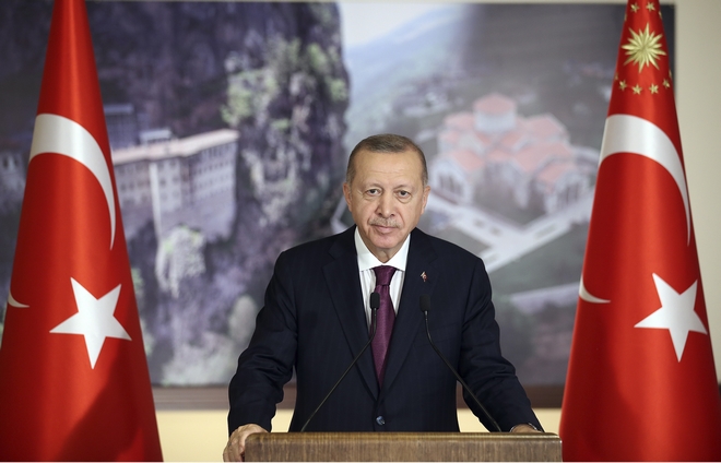 Ερντογάν: Θα προστατεύσουμε τα δικαιώματά μας σε Ανατολική Μεσόγειο και Αιγαίο