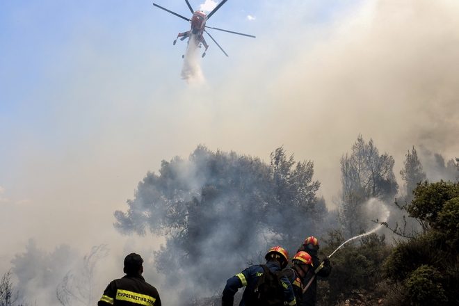 Υπό μερικό έλεγχο η φωτιά στην Κω-Πολύ υψηλός κίνδυνος για φωτιά αύριο Τρίτη