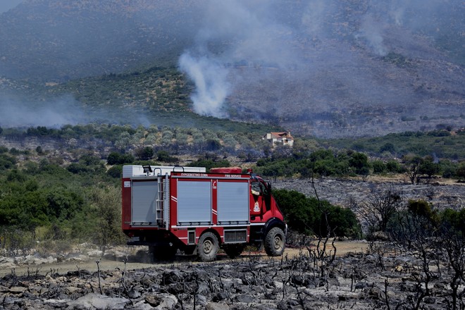 Κέρκυρα: Μεγάλη φωτιά στον ΧΥΤΑ Τεμπλονίου