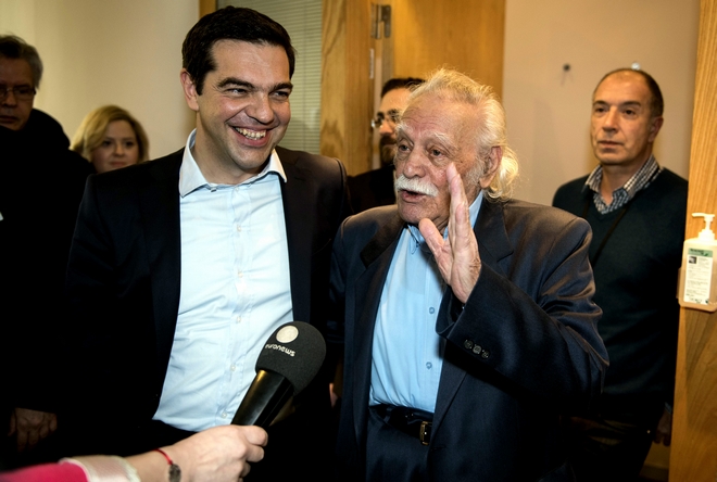 Ο Τσίπρας στη γενέτειρα του Μανώλη Γλέζου