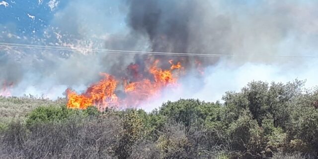 Μάχη με τις φλόγες σε Κεφαλονιά και Ηλεία