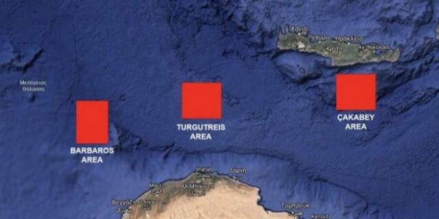 Οι Τούρκοι έβγαλαν NAVTEX μέχρι Μάλτα με “σημαδιακές ονομασίες”