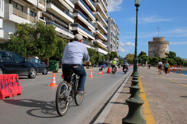 Επεκτείνονται οι ποδηλατόδρομοι στη Θεσσαλονίκη