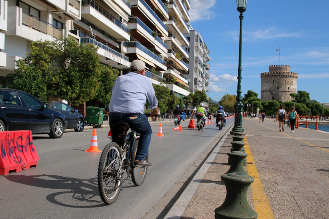 Επεκτείνονται οι ποδηλατόδρομοι στη Θεσσαλονίκη