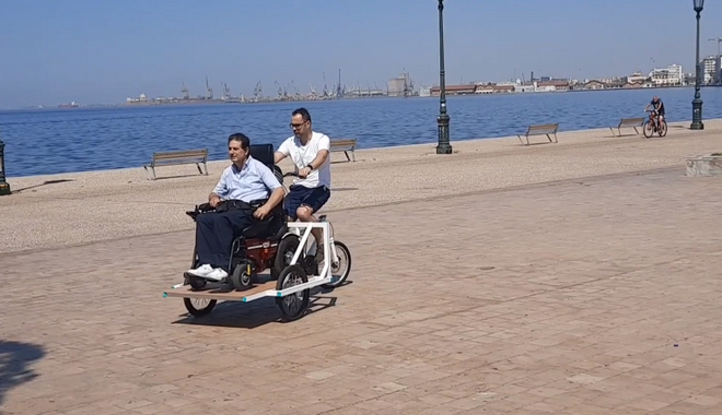 Θεσσαλονίκη: Το πρώτο ποδήλατο για ΑμεΑ στην πόλη