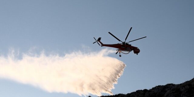 Σε εξέλιξη φωτιά στις Φέρες Αλεξανδρούπολης