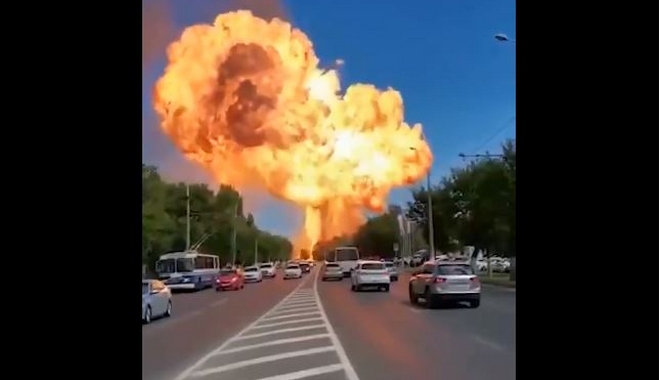 Ρωσία: Ισχυρή έκρηξη σε βενζινάδικο