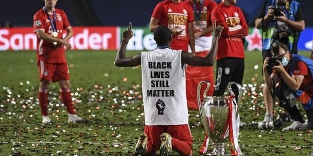 Παρί – Μπάγερν: Μήνυμα από Αλάμπα με “Black Lives Still Matter”