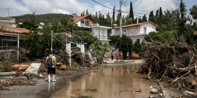 Τα μέτρα για τους πληγέντες από τις πλημμύρες της Εύβοιας