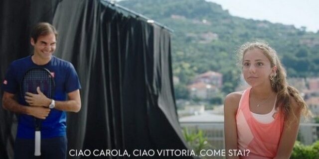 Ο αξεπέραστος Φέντερερ έκανε έκπληξη στις 13χρονες που έπαιζαν από τις ταράτσες τους