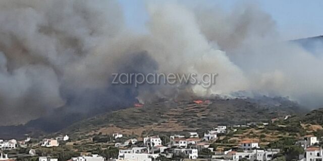Μεγάλη φωτιά στα Κύθηρα