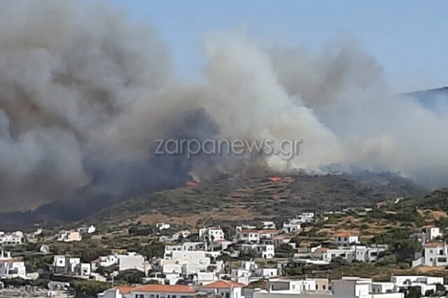 Μεγάλη φωτιά στα Κύθηρα