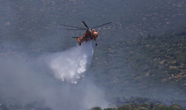 Φωτιά στη Μάνη: Συνεχίζεται για 3η ημέρα η προσπάθεια να τεθεί υπό έλεγχο