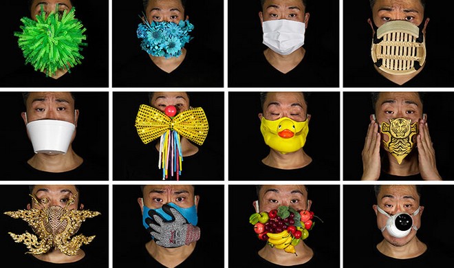 Κορονοϊός: Μάσκες προσώπου έγιναν έργα τέχνης