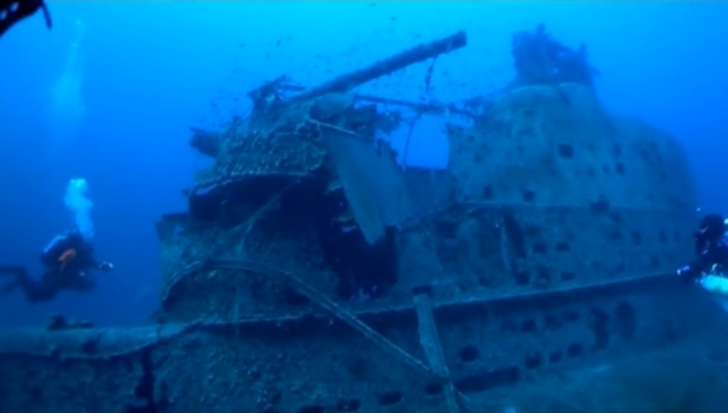 Κεφαλονιά: Μαγικές εικόνες από υποβρύχιο ναυάγιο 79 ετών