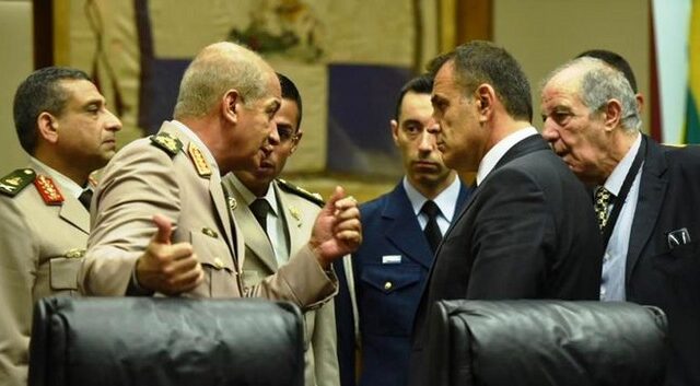 Επικοινωνία Παναγιωτόπουλου με τον Αιγύπτιο υπουργό Άμυνας