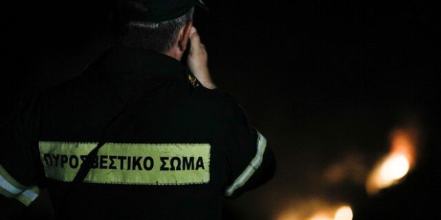 Φωτιά στα Πηγάδια Ξηρόμερου Αιτωλοακαρνανίας