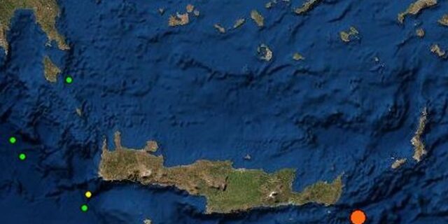 Σεισμός 4 ρίχτερ ανατολικά της Κρήτης