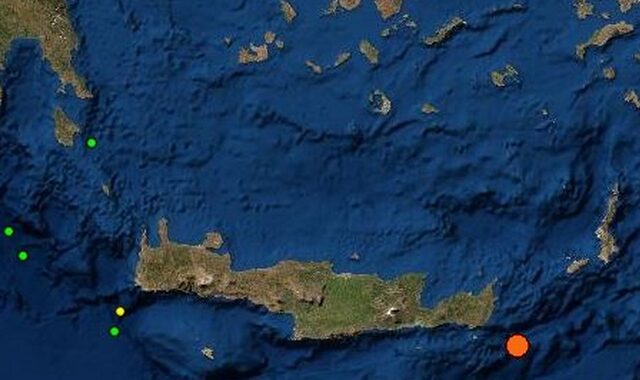 Σεισμός 4 ρίχτερ ανατολικά της Κρήτης
