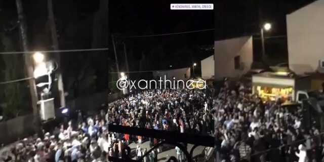 Ποιος κορονοϊός; Ξέφρενα γλέντια και χοροί στην ορεινή Ξάνθη