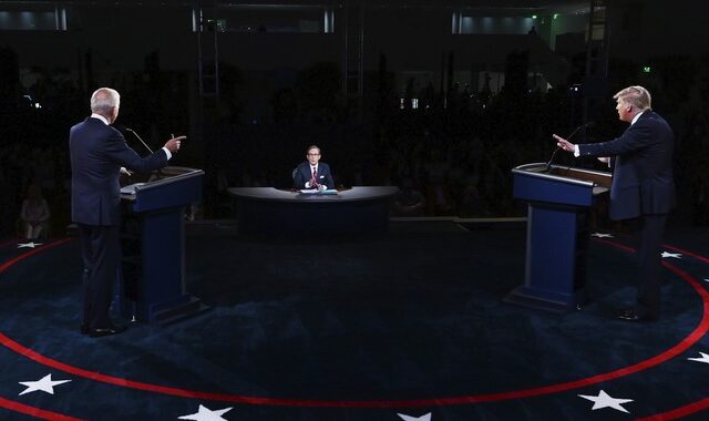 Ένταση, προσβολές και κανένα συμπέρασμα: Χάος στο πρώτο προεδρικό debate των ΗΠΑ