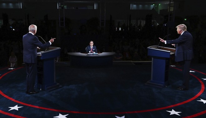 Ένταση, προσβολές και κανένα συμπέρασμα: Χάος στο πρώτο προεδρικό debate των ΗΠΑ