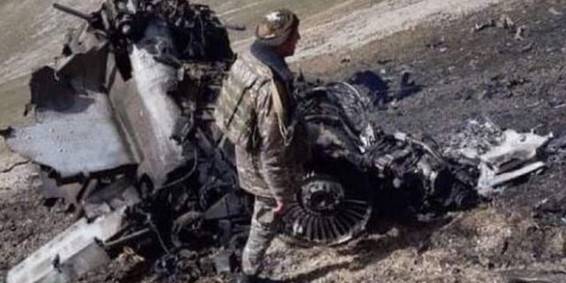 Αρμενία: Στη δημοσιότητα φωτογραφίες από το αεροσκάφος που καταρρίφθηκε