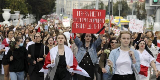 Λευκορωσία: Συλλήψεις δεκάδων διαδηλωτών, στο κέντρο του Μινσκ