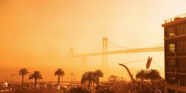 Φωτιές στην Καλιφόρνια: Απόκοσμα πλάνα, βγαλμένα από το Blade Runner