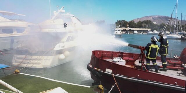Φωτιά σε ιστιοφόρο ανοιχτά της Αίγινας – Σώοι οι 8 επιβαίνοντες