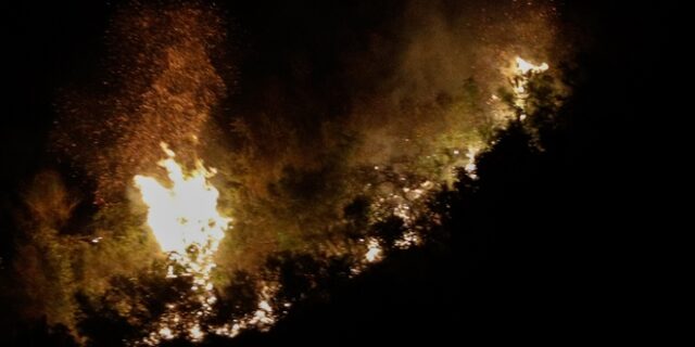 Πάτρα: Ολονύχτια μάχη με τις φλόγες στα Συχαινά – Εκκενώθηκαν σπίτια