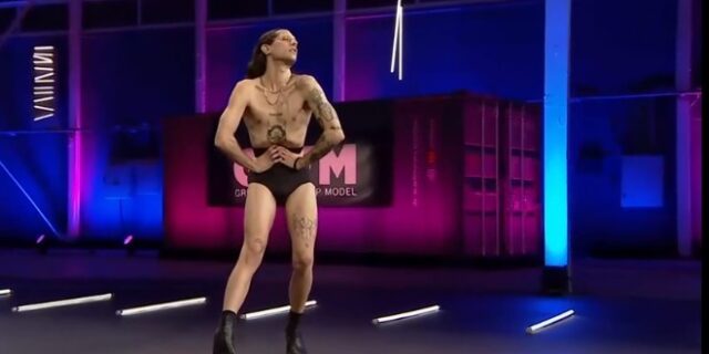 GNTM 3: Ο εκκεντρικός Κρητικός εντυπωσίασε με το goth στυλ του