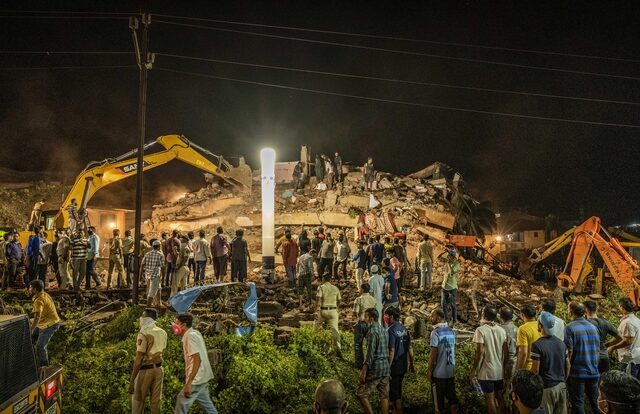 Τραγωδία στην Ινδία: Κατάρρευση πολυκατοικίας με 10 νεκρούς