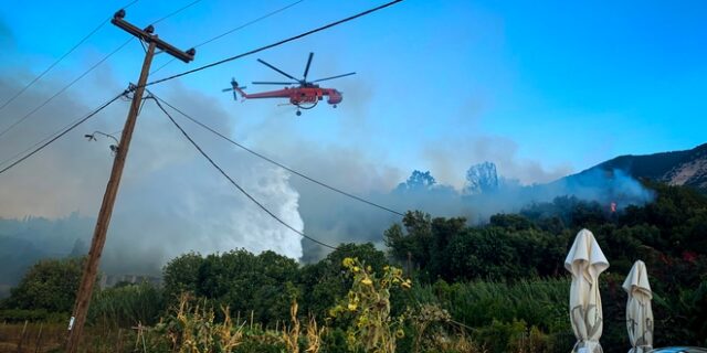 Νέα φωτιά στην Κεφαλονιά
