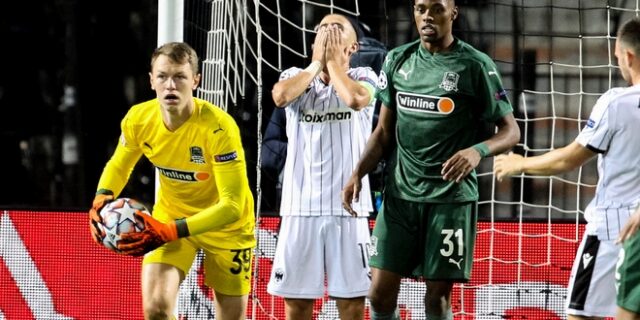 ΠΑΟΚ – Κρασνοντάρ 1-2: Ιδανικός αυτόχειρας ο Δικέφαλος