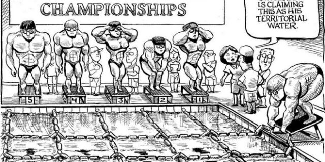 Economist: Επικό σκίτσο για τα παιχνίδια της Τουρκίας στη Μεσόγειο