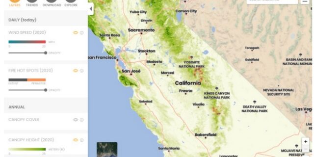 Καλιφόρνια: Startup χαρτογράφησε κάθε δέντρο για την πρόληψη πυρκαγιών