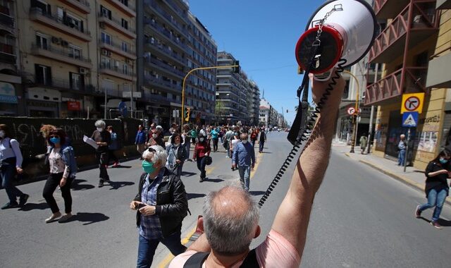 Θεσσαλονίκη: Σωρεία διαδηλώσεων το απόγευμα- Κλειστοί πολλοί δρόμοι