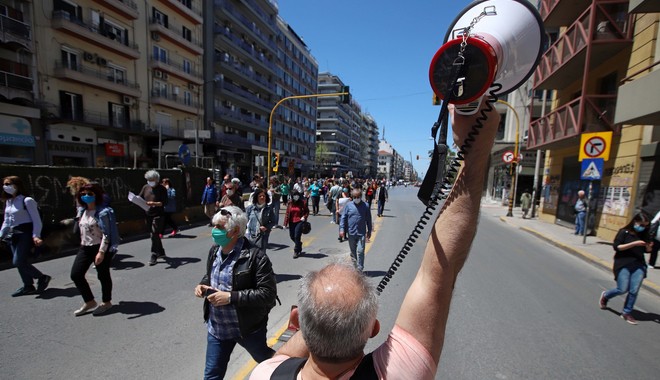 Θεσσαλονίκη: Σωρεία διαδηλώσεων το απόγευμα- Κλειστοί πολλοί δρόμοι