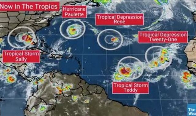 ΗΠΑ – Τυφώνες: Ξεμένουν από ονόματα και στρέφονται στο ελληνικό αλφάβητο