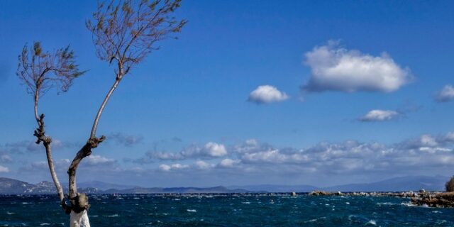 Κανονικές θερμοκρασίες το Σάββατο και άνεμοι ως 7 μποφόρ