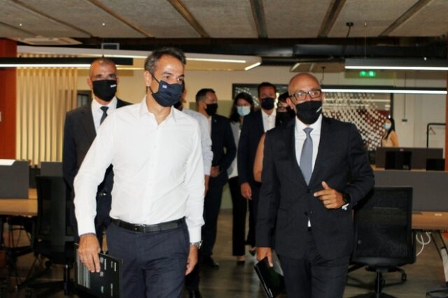 Επίσκεψη του Κυριάκου Μητσοτάκη στο Deloitte Alexander Competence Center στη Θεσσαλονίκη