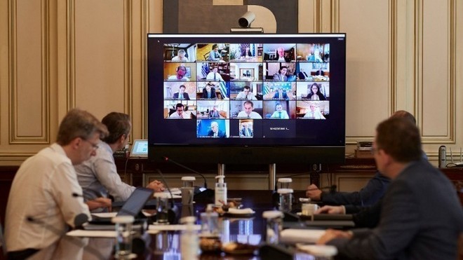 Συνεδρίαση του Υπουργικού Συμβουλίου μέσω τηλεδιάσκεψης