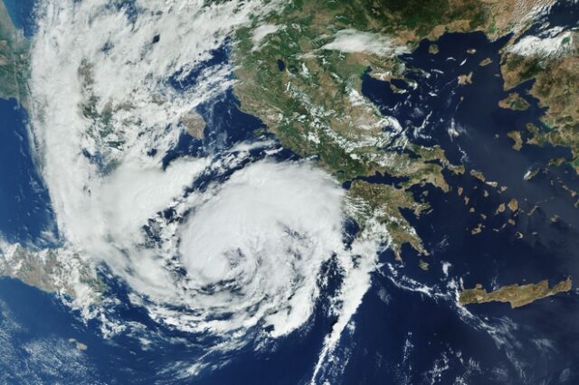 “Ιανός”: Εντυπωσιακή φωτογραφία από τον ευρωπαϊκό δορυφόρο Copernicus